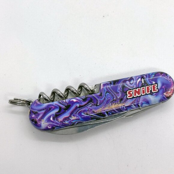 Rare Find! Wenger Snife Waves Swiss Army Knife, discontinued, model 19301 Purple - Picture 3 of 7